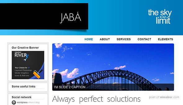 Jaba Corporation PHP Website Template