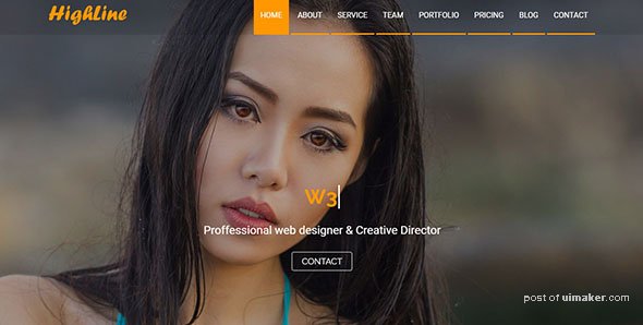 HighLine PHP Website Template