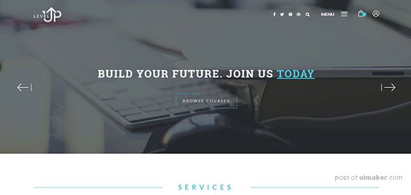 LevelUp - PHP Website Template