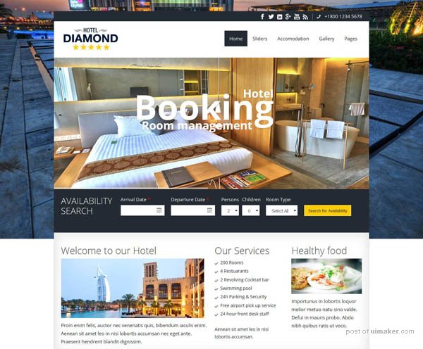 Hotel Drupal Themes