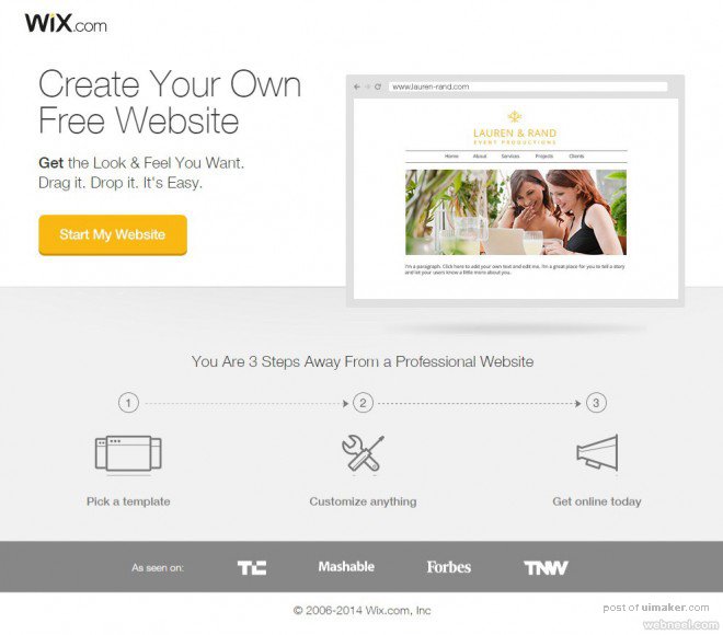 free website wix