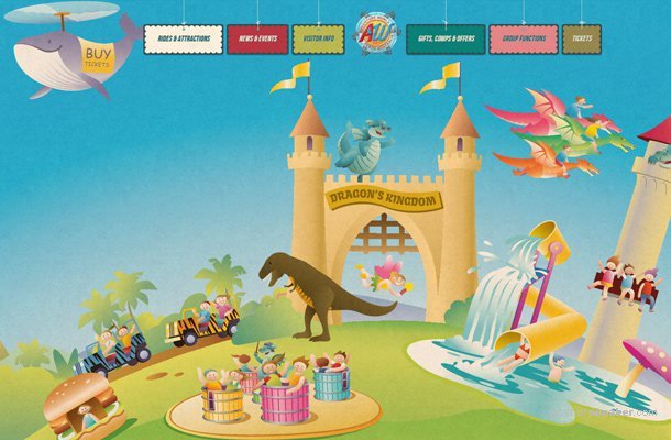 adventure world design illustration background