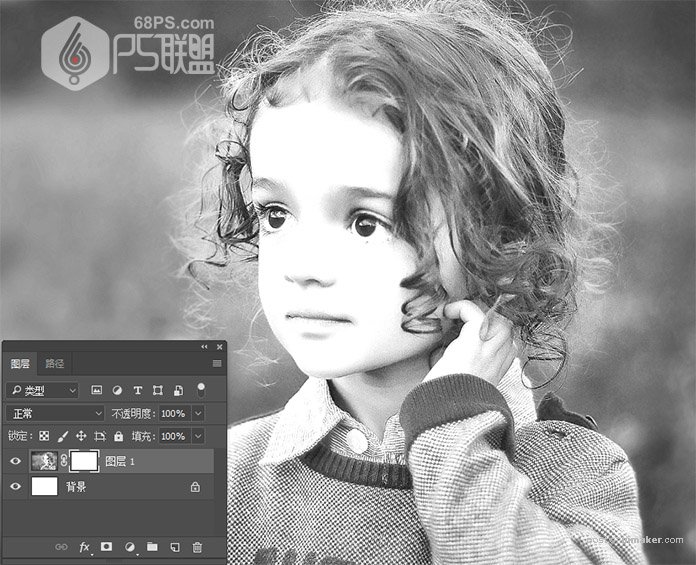 PhotoshopٰѶͯƬתˮʻЧ