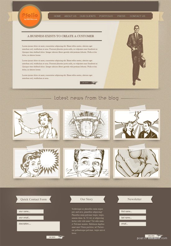 0159-13_vintage_photoshop_website_layout