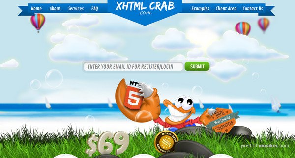 XHTML Crab