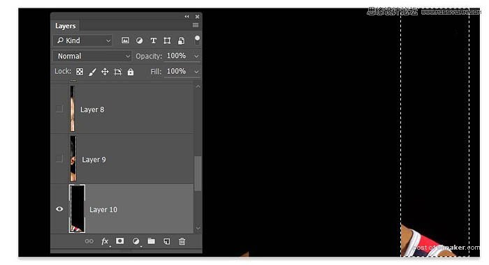 Photoshop制作创意的镜面多人像效果