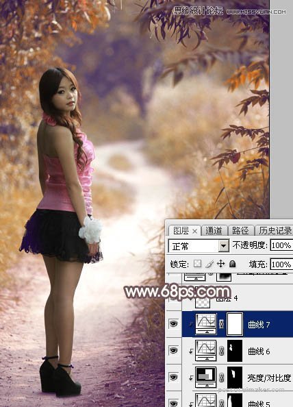 Photoshop԰С·Ů＾ůɫЧ