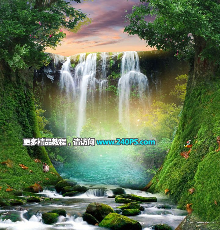 Photoshop合成大气的化妆品宣传海报