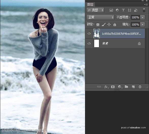 Photoshop򵥵ĸŮƬӱͼ