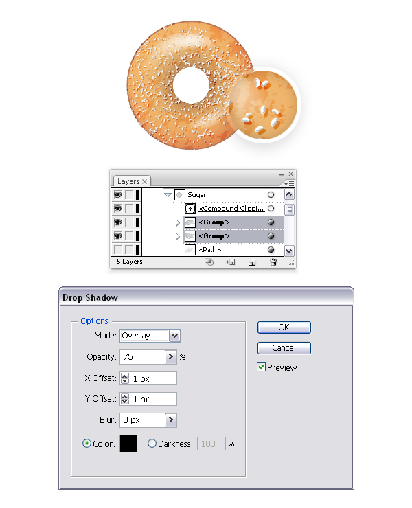 add sugar on donut 4