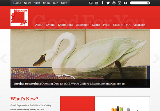 WordPress Museum Sites - Toledo Museum of Art