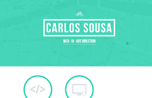 carlos sousa website inspiring design homepage