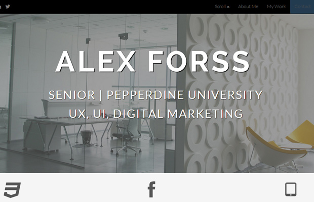 alex forss portfolio website inspiring portfolio typography