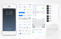 IOS7 UI׼ PSD